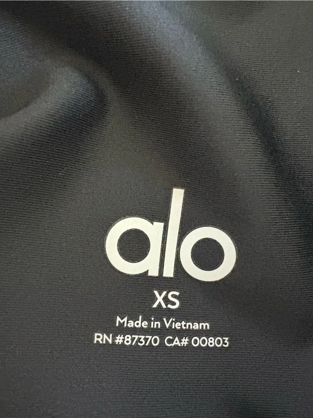 Alo Airlift Black Full LengthLeggings XS